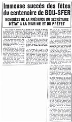 BOU SFER TRANCHE DE VIE 021 ARTICLE DU CENTAIRE SUR LE VILLAGE